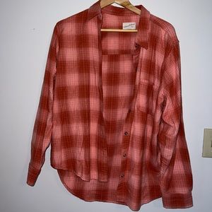 Universal Thread rustic coral flannel